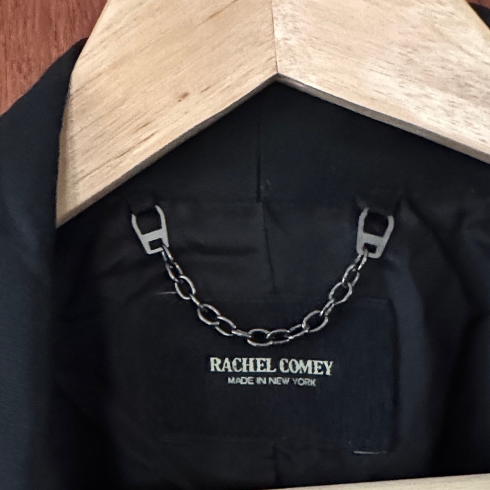 Rachel Comey Amboy Black Silver Metallic Jacquard Blazer Jacket πΎππͺπππ Sz xs - Picture 8 of 16